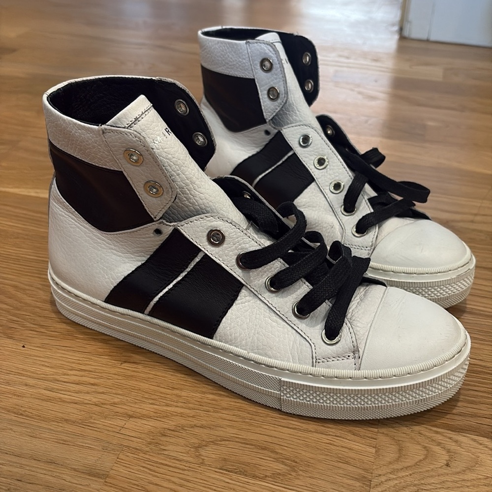 AMIRI Sunset Hi Top Sneakers 38 EUC - Picture 2 of 5